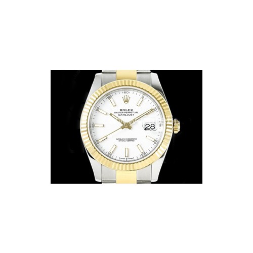 로렉스 데이저스트 41mm 옐로우골드 화이트 다이얼 | DateJust 41 126333 904L SS_YG VSF 1_1 Best Edition White Dial on Oyster Bracelet VS3235_files