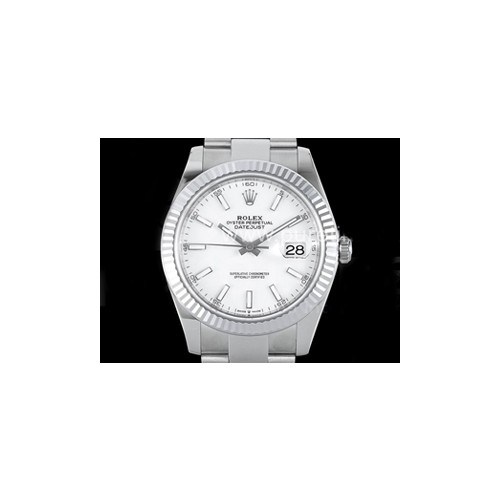 로렉스 데이저스트 41mm 화이트 다이얼 | DateJust 41 126334 904L SS VSF 1_1 Best Edition White Dial on Oyster Bracelet VS3235