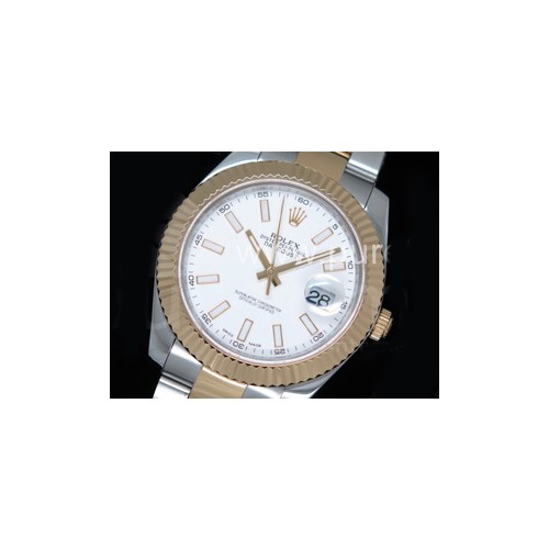 로렉스 데이저스트 41mm 옐로우골드 투톤 화이트 다이얼 | Datejust II 41mm Two Tone 116333 SS_YG BPF White Dial on SS_YG Bracelet A2836_files