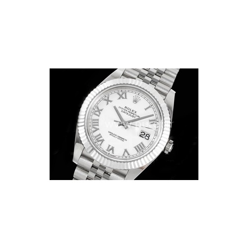 로렉스 데이저스트 41mm 화이트 다이얼 | New DateJust 41 126334 ARF 1_1 Best Edition 904L Steel White Roman Dial on Jubilee Bracelet A2824