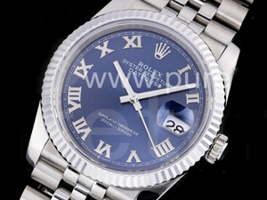 로렉스 데이저스트 블루 다이얼 | DateJust 36 SS 126234 GMF Best Edition 904L Steel Blue Dial Roman Markers on Jubilee Bracelet SA3235 - DateJust - Rolex - Watch Brands