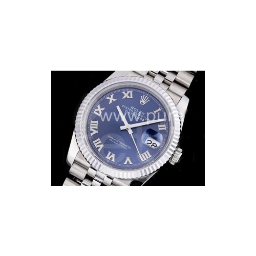 로렉스 데이저스트 블루 다이얼 | DateJust 36 SS 126234 GMF Best Edition 904L Steel Blue Dial Roman Markers on Jubilee Bracelet SA3235 - DateJust - Rolex - Watch Brands
