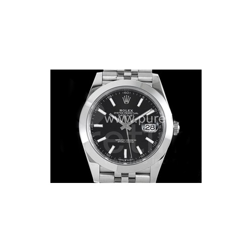 로렉스 데이저스트 41mm 블랙 다이얼 | DateJust 41 126330 904L SS VSF 1_1 Best Edition Black Dial on Jubilee Bracelet VS3235_files