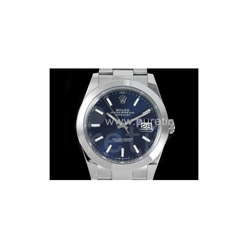 로렉스 데이저스트 41mm 블루 다이얼 | DateJust 41 126330 904L SS VSF 1_1 Best Edition Blue Dial on Oyster Bracelet VS3235