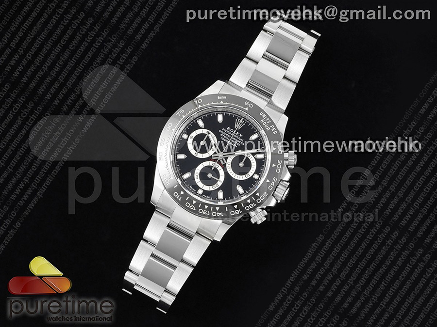[최신작]로렉스 데이토나 116500 블랙 다이얼 | Daytona 116500 BTF 1:1 Best Edition 904L SS Case and Bracelet Black Dial SA4130 상세이미지 2