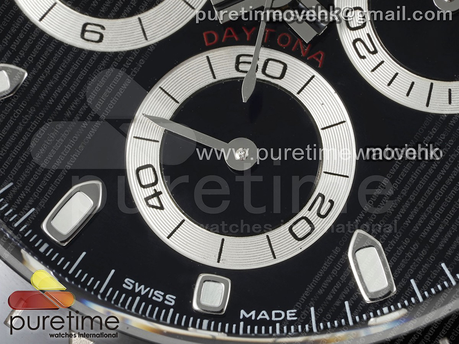 [최신작]로렉스 데이토나 116500 블랙 다이얼 | Daytona 116500 BTF 1:1 Best Edition 904L SS Case and Bracelet Black Dial SA4130 상세이미지 7
