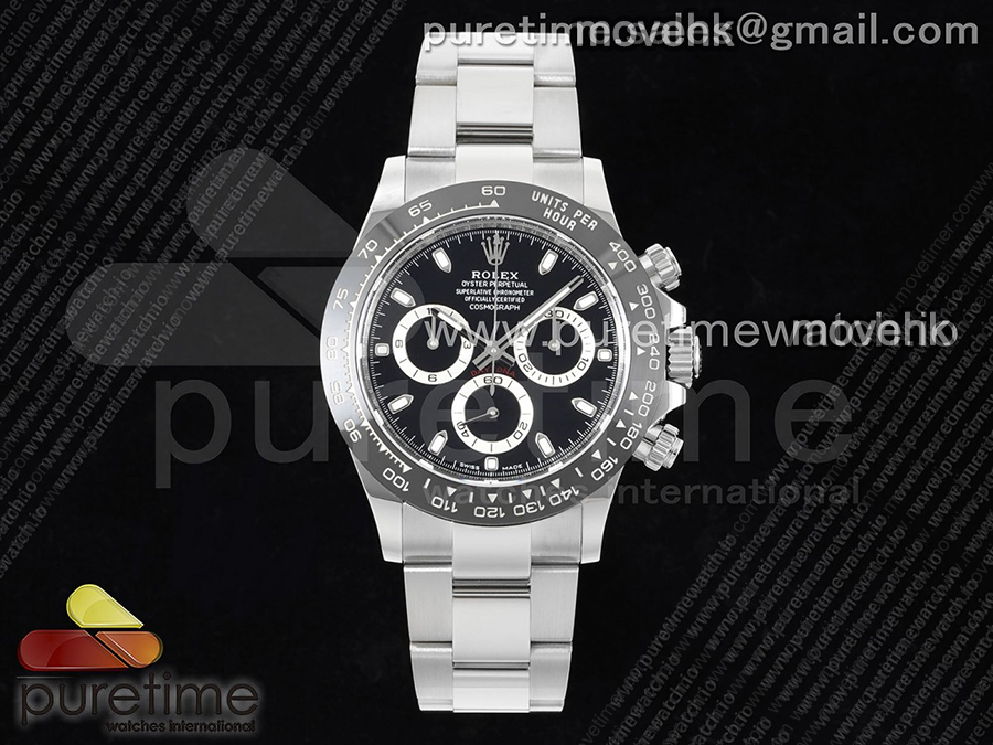 [최신작]로렉스 데이토나 116500 블랙 다이얼 | Daytona 116500 BTF 1:1 Best Edition 904L SS Case and Bracelet Black Dial SA4130 상세이미지 9