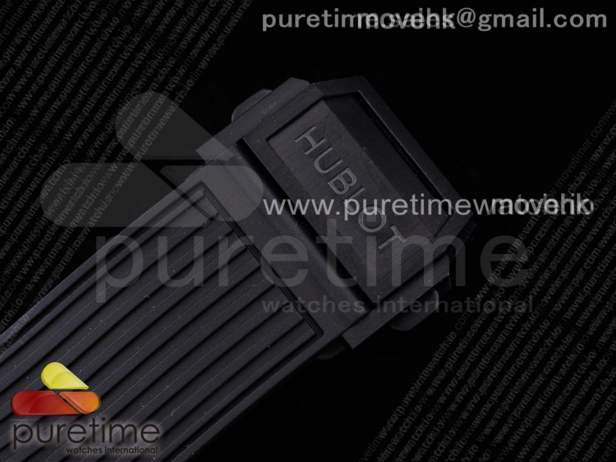 휴블럿 빅뱅 투어빌론 킹 45mm PVD 블랙 스켈레톤 다이얼 | Big Bang Tourbillon King 45mm PVD MJF Best Edition Skeleton Dial on Black Rubber Strap 상세이미지 12