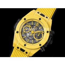 [HUBLOT] 휴블럿 빅뱅 유니코 옐로우 세라믹 베젤 스켈레톤 다이얼, 홍콩명품시계, 무브타임, 위블로, 남자명품시계