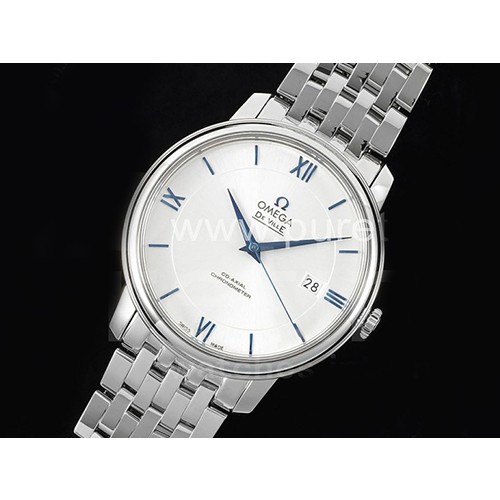 [OMEGA] 오메가 드빌 블루 마크 실버 다이얼, 홍콩명품시계,남자시계,워치,손목시계.메탈시계,무브타임