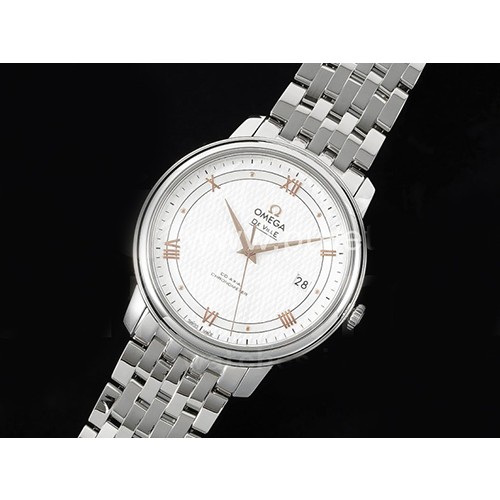 [OMEGA] 오메가 드빌 골드 마크 화이트 다이얼, 홍콩명품시계,남자시계,워치,손목시계.메탈시계,무브타임