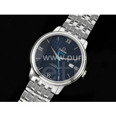[OMEGA] 오메가 드빌 Prestige Orbis 스테인레스 스틸 블루 다이얼, 홍콩명품시계,남자시계,워치,손목시계.메탈시계,무브타임