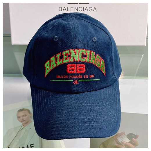 [명품레플리카.BALENCIAGA] 발렌시아가 22SS 남여공용 BB 자수로고 모자 블루 CA019,NNT,홍콩명품,무브타임,쇼핑몰,해외직구,구매대행사이트