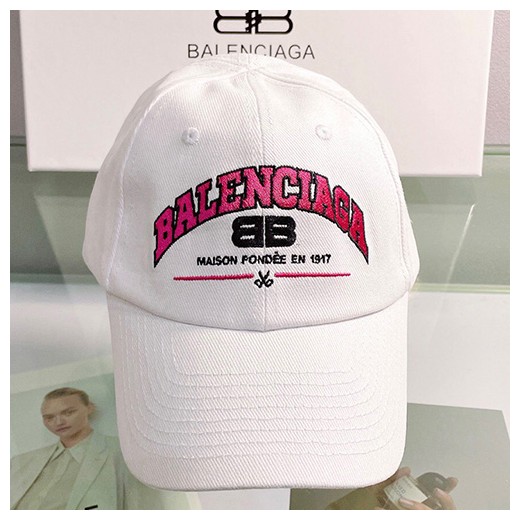 [명품레플리카.BALENCIAGA] 발렌시아가 22SS 남여공용 BB 자수로고 모자 화이트 CA021,NNT,홍콩명품,무브타임,쇼핑몰,해외직구,구매대행사이트