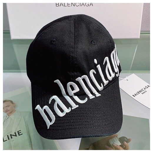 [명품레플리카.BALENCIAGA] 발렌시아가 22SS 남여공용 자수로고 모자 블랙 CA026,NNT,홍콩명품,무브타임,쇼핑몰,해외직구,구매대행사이트