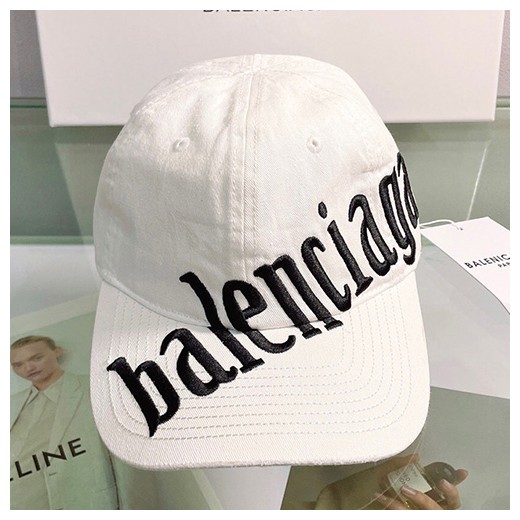 [명품레플리카.BALENCIAGA] 발렌시아가 22SS 남여공용 자수로고 모자 화이트 CA026,NNT,홍콩명품,무브타임,쇼핑몰,해외직구,구매대행사이트