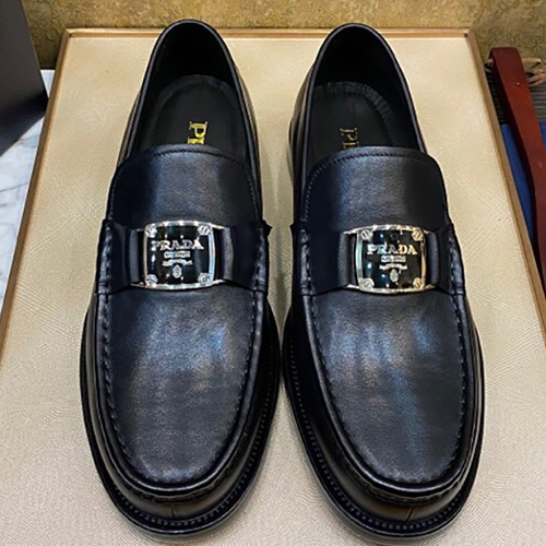 [홍콩명품.PRADA] 프라다 22SS 밀라노 메탈로고 남성용 남자 고급 정장 구두 SE517, S1, 홍콩명품신발,명품슈즈,중년,무브타임