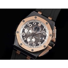[홍콩명품시계.AUDEMARS PIGUET] 오데마피게 로얄오크 오프쇼어 44mm 로즈골드 리얼 세라믹 크로노, 명품레플리카,남자명품시계,워치,중년남자,SA,명품시계,고무밴드