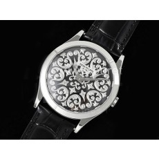 [홍콩명품시계,PATEK PHILIPPE] 파텍필립 칼라트라바 마이크로 로터 블랙/실버 다이얼, 명품레플리카,남자명품시계,워치,중년남자,SA,명품시계,가죽밴드스트랩