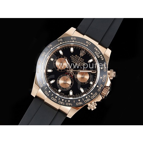 [홍콩명품시계.ROLEX] 로렉스 데이토나 로즈골드 116515 블랙 세라믹 베젤 크로노그래프 블랙/로즈골드 다이얼, 롤렉스,명품레플리카,남자명품시계,워치,중년남자,SA,명품시계,고무밴드스트랩