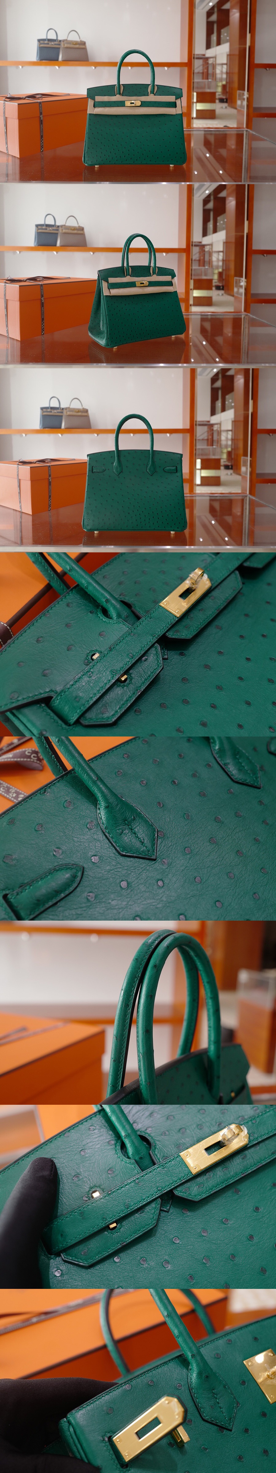 [홍콩명품,HERMES] 에르메스 켈리 타조가죽 레더 연예인 버컨백 금장, 청녹색, 30cm, H3, 홍콩명품가방,최신,22SS,남여공용,미러급,명품레플리카,무브타임,직구쇼핑몰 상세이미지 2