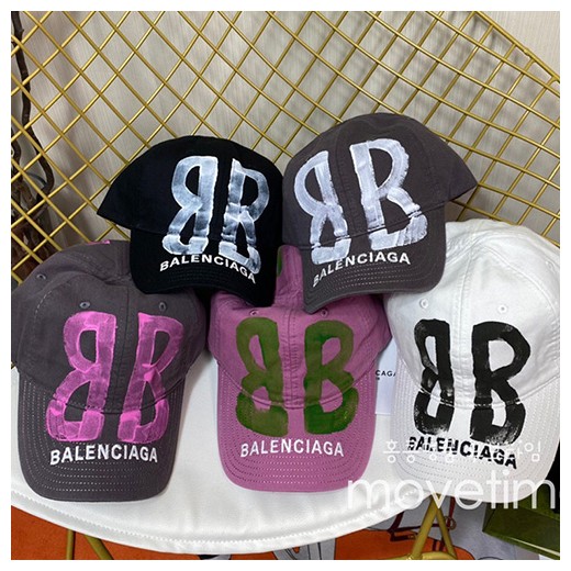 [홍콩명품.BALENCIAGA] 발렌시아가 22SS 남여공용 BB 문자로고 모자 CA037, NNT, 무브타임,쇼핑몰,해외직구,구매대행사이트