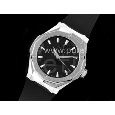 [홍콩명품시계,HUBLOT] 휴블럿 위블로 클래식 퓨션 Orlinski 실버 블랙 다이얼, 명품레플리카,무브타임,남자명품시계,워치,중년남자,SA,명품시계,고무밴드스트랩