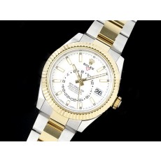 [홍콩명품시계.ROLEX] 로렉스 롤렉스 스카이드웰러 옐로우골드 42mm 화이트 다이얼, 명품레플리카,무브타임,남자명품시계,워치,손목시계,메탈시계