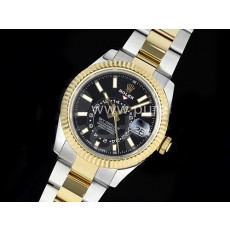 [홍콩명품시계.ROLEX] 로렉스 롤렉스 스카이드웰러 옐로우골드 42mm 블랙 다이얼, 명품레플리카,무브타임,남자명품시계,워치,손목시계,메탈시계