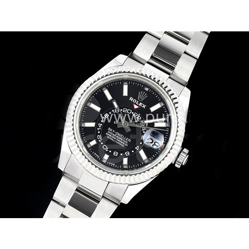 [홍콩명품시계.ROLEX] 로렉스 롤렉스 스카이드웰러 42mm 블랙 다이얼, 명품레플리카,무브타임,남자명품시계,워치,손목시계,메탈시계