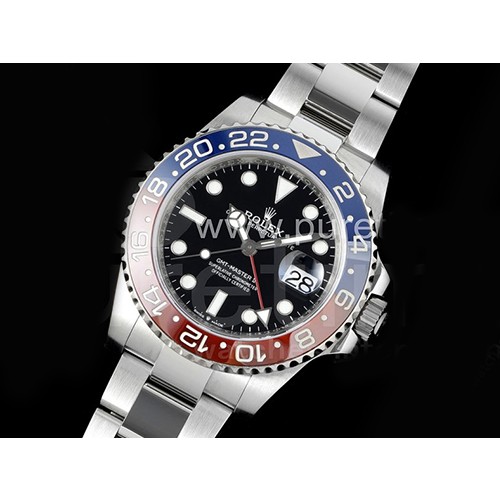 [명품시계.ROLEX] 로렉스 롤렉스 지엠티마스터 II 126710 레드/블루 세라믹베젤 블랙 다이얼, 명품레플리카,남자명품시계,워치,중년남자,SA,명품시계,나일론밴드