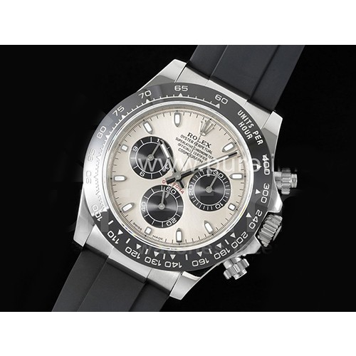 [홍콩명품시계.ROLEX] 로렉스 데이토나 116519 크로노 블랙 세라믹 그레이 다이얼, 롤렉스,남자명품시계,워치,중년남자,SA,명품시계,고무밴드