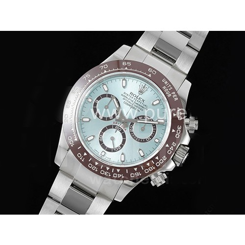 [홍콩명품시계.ROLEX] 로렉스 데이토나 116506 크로노 브라운 세라믹 베젤 아이스블루 다이얼, 롤렉스,남자명품시계,워치,중년남자,SA,명품시계,메탈시계