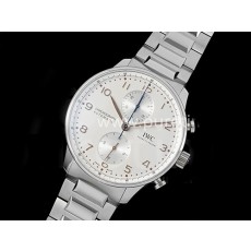 [홍콩명품시계.IWC] 아이더블유씨 포르투기스 크로노 IW3716 화이트 다이얼, 무브타임,남자명품시계,워치,중년남자,SA,명품시계,메탈시계