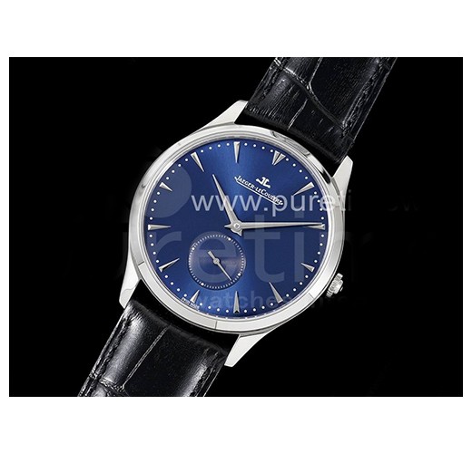 [홍콩명품시계.JAEGER-LECOULTRE] 예거르꿀뜨르 마스터 울트라 신 스몰 세컨드 블루 다이얼, 무브타임,남자명품시계,워치,중년남자,SA,명품시계