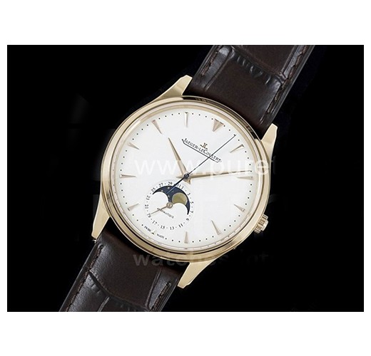 [홍콩명품시계.JAEGER-LECOULTRE] 예거르꿀뜨르 마스터 울트라 신 문페이즈 1362520 로즈골드 화이트 다이얼, 무브타임,남자명품시계,워치,중년남자,SA,명품시계