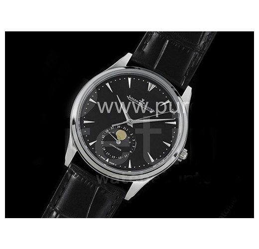 [홍콩명품시계.JAEGER-LECOULTRE] 예거르꿀뜨르 마스터 울트라 신 문페이즈 1368470 블랙 다이얼, 무브타임,남자명품시계,워치,중년남자,SA,명품시계