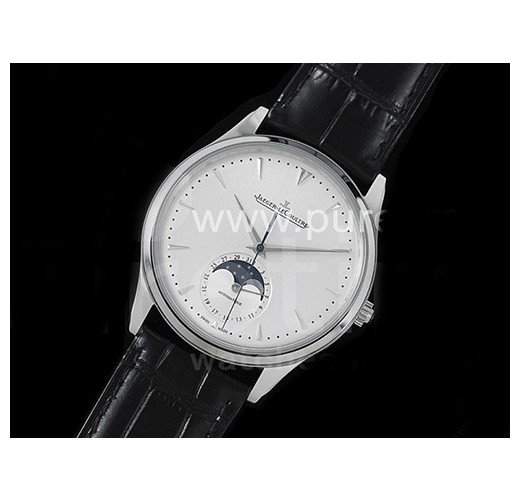 [홍콩명품시계.JAEGER-LECOULTRE] 예거르꿀뜨르 마스터 울트라 신 문페이즈 1368420 화이트 다이얼, 무브타임,남자명품시계,워치,중년남자,SA,명품시계