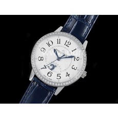 [홍콩명품시계.JAEGER-LECOULTRE] 예거르꿀뜨르 Rendez-Vous 나이트 데이 다이아몬드 베젤 화이트 다이얼, 무브타임,남자명품시계,워치,중년남자,SA,명품시계