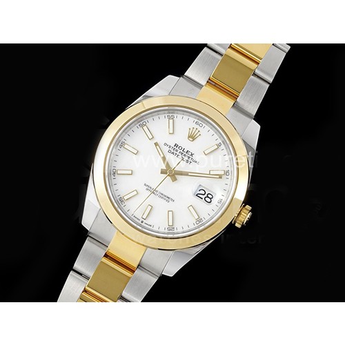 [홍콩명품시계.ROLEX] 로렉스 롤렉스 데이저스트 41mm 904L스틸 실버/옐로우골드 화이트 다이얼, 무브타임,남자명품시계,워치,중년남자,SA,명품시계