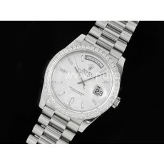 [홍콩명품시계.ROLEX] 로렉스 롤렉스 데이데이트 40mm 다이아몬드 베젤 904L스틸 Meteorite 다이얼, 무브타임,남자명품시계,워치,중년남자,SA,명품시계