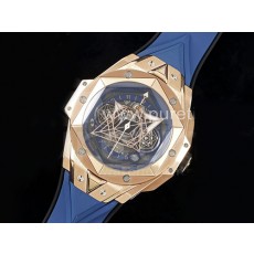 [홍콩명품시계.HUBLOT] 휴블럿 빅뱅 상블러우 II 크로노 로즈골드 블루 다이얼, 무브타임,남자명품시계,워치,중년남자,SA,명품시계