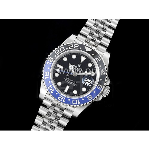 [홍콩명품시계.ROLEX] 로렉스 롤렉스 지엠티마스터 II 40mm 126710 블랙/블루 세라믹 베젤 블랙 다이얼, 무브타임,남자명품시계,워치,중년남자,SA,명품시계