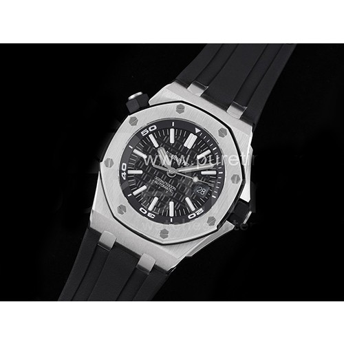 [홍콩명품시계.AUDEMARS PIGUET] 오데마피게 로얄오크 오프쇼어 다이버 15710 블랙 다이얼, 남자명품시계,워치,중년남자,SA,명품시계,고무밴드