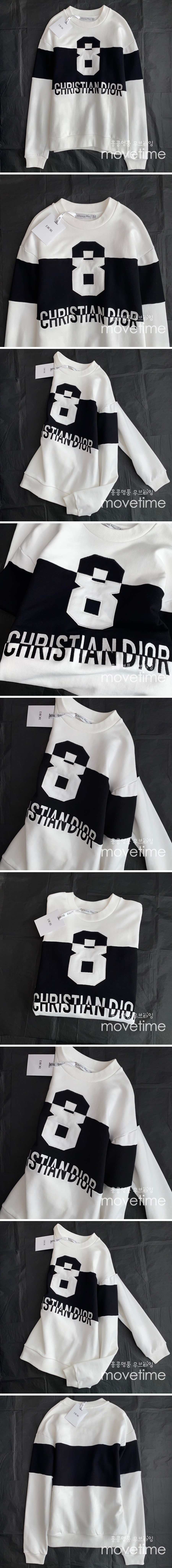 [홍콩명품.CHRISTIAN DIOR] 크리스챤 디올 22SS 여자 자수로고 맨투맨 WM728, W2, 명품의류,무브타임사이트,인터넷명품쇼핑몰,여자명품