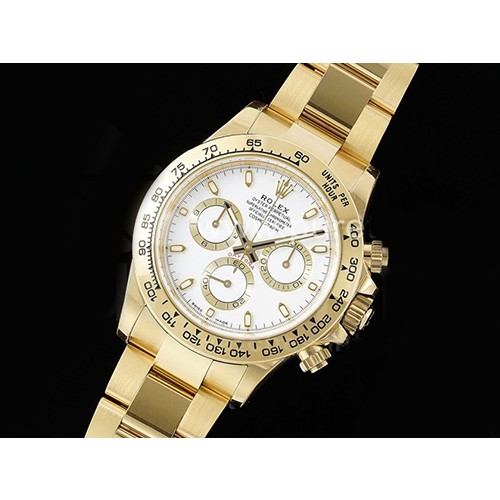 [홍콩명품시계.ROLEX] 로렉스 롤렉스 데이토나 116508 40mm 옐로골드 화이트 다이얼, 무브타임,남자명품시계,워치,중년남자,SA,명품시계