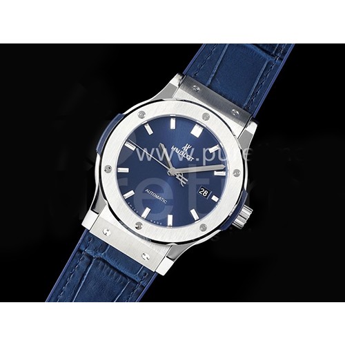 [홍콩명품시계.HUBLOT] 휴블럿 클래식 퓨션 42mm 블루 다이얼, 무브타임,남자명품시계,워치,중년남자,SA,명품시계