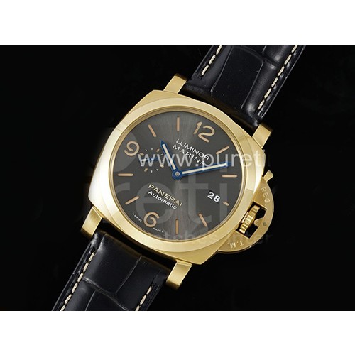 [홍콩명품시계.PANERAI] 파네라이 팸1115 옐로골드 오토매틱 그레이 다이얼, 무브타임,남자명품시계,워치,중년남자,SA,명품시계
