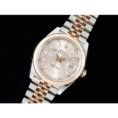 [홍콩명품시계.ROLEX] 로렉스 롤렉스 데이저스트 41mm 로즈골드 다이얼, 무브타임,남자명품시계,워치,중년남자,SA,명품시계,메탈시계