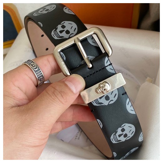[홍콩명품.McQueen] 알렉산더 맥퀸 연예인코디 최신유행 벨트 BT424, 3.5cm, X1, BRB, 명품쇼핑몰,의류,무브타임사이트,인터넷쇼핑몰,남자명품,해외직구